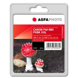 AgfaPhoto APCPGI580XXLB cartuccia d'inchiostro 1 pz Compatibile Nero