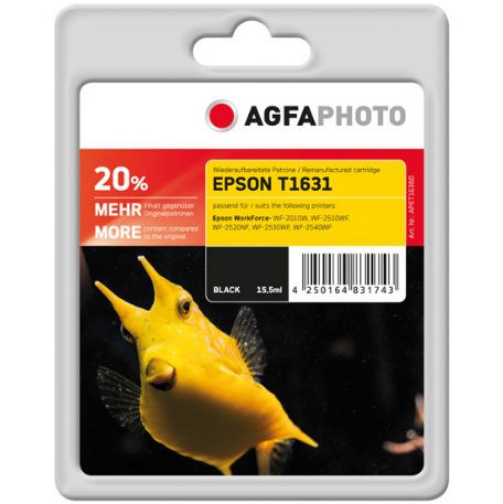 AgfaPhoto APET163BD cartuccia d'inchiostro 1 pz Nero