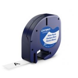 DYMO 12mm LetraTAG Plastic tape nastro per etichettatrice