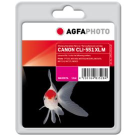 AgfaPhoto APCCLI551XLM cartuccia d'inchiostro 1 pz Resa standard Magenta