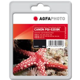 AgfaPhoto APCPGI520BD cartuccia d'inchiostro 1 pz Nero